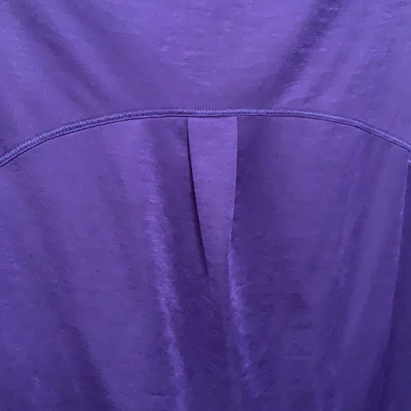 ATHLETA Purple Vapor Tee Shirt Athletic Workout Top - Picture 4 of 9